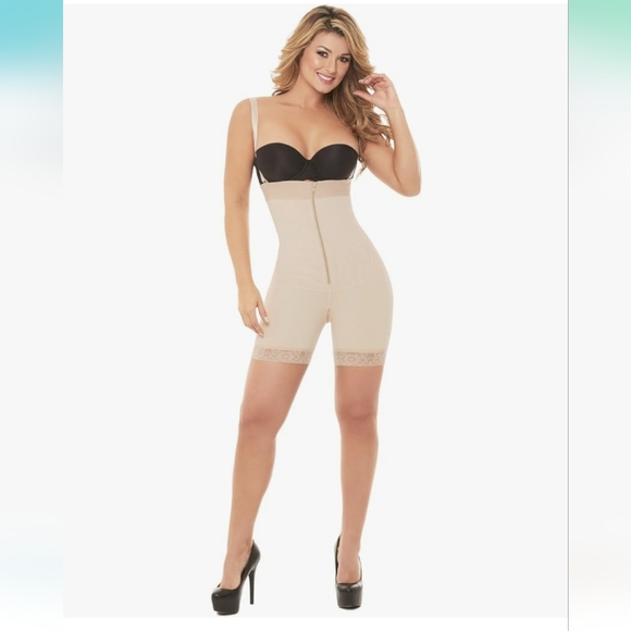 Fajas Colombianas Bella Mia Strapless Womens Colombian Girdle Reductoras Postpa